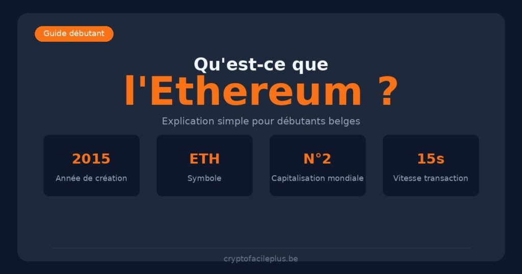 Qu'est-ce que l'Ethereum - explication simple pour débutants belges